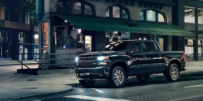 black Chevy Silverado 1500