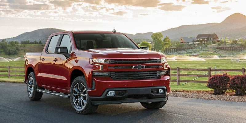 red Chevy Silverado 1500