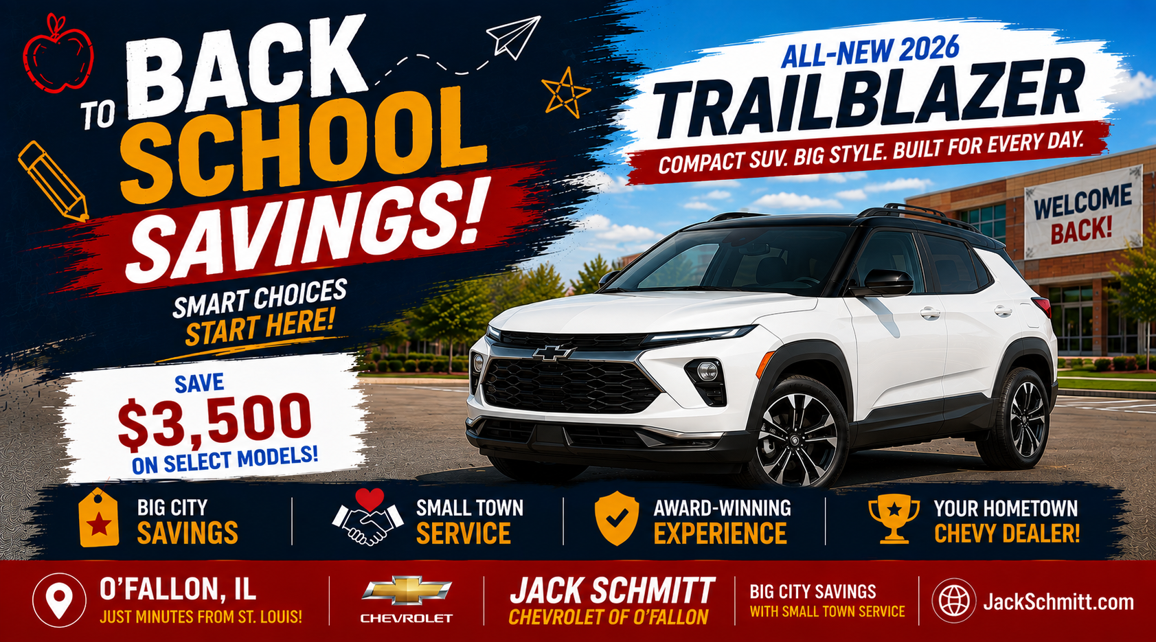 2026 Chevrolet 2026 Trailblazer save $3,500 