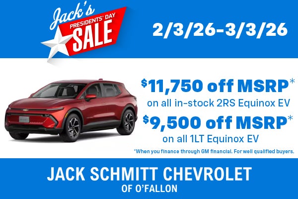 Big Savings All Month Long Equinox EV